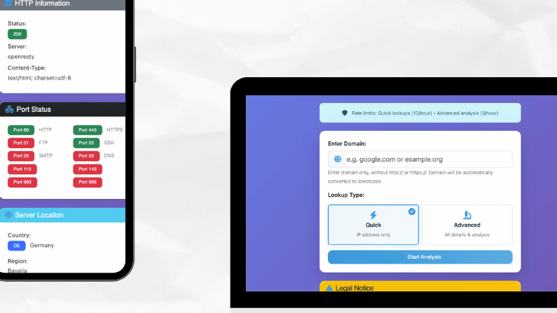 DNS-Verwaltung Screenshot