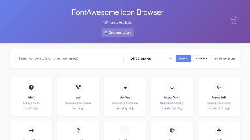 Icons Service Screenshot