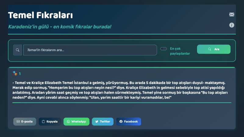 Temel-Plattform Screenshot
